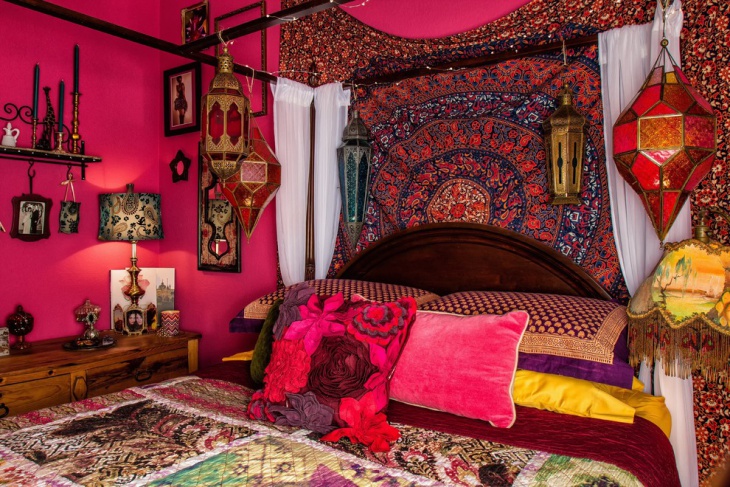 Eclectic-Bohemian-Interior-Decor-for-Bedroom